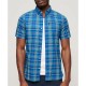 карирана,риза,мъжки,ризи,superdry,lightweight,check,short,sleeve,shirt,blue,check,(blue)