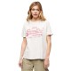 тениска,дамски,тениски,superdry,metallic,vl,relaxed,short,sleeve,t,shirt,mauve,chalk,pink,(white)