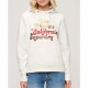 суичър,дамски,блузи,superdry,retro,glitter,logo,hoodie,beige
