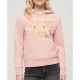 суичър,дамски,блузи,superdry,retro,glitter,logo,hoodie,vintage,blush,pink,(pink)