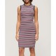 рокля,дамски,поли,и,рокли,superdry,rib,bodycon,sleeveless,short,dress,richest,navy,stripe,(red)