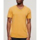 тениска,мъжки,тениски,superdry,slub,short,sleeve,v,neck,t,shirt,desert,ochre,yellow,(yellow)