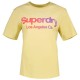 тениска,дамски,тениски,superdry,tonal,rainbow,core,relaxed,short,sleeve,t,shirt,yellow
