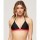 дамски,бански,костюми,superdry,triangle,elastic,bikini,top,black