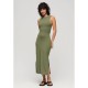 рокля,дамски,поли,и,рокли,superdry,twist,back,sleeveless,midi,dress,beetle,green,(green)