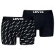 боксерки,мъжко,бельо,levi´s,®,logo,organic,co,boxers,2,units,black,white,(multicolor)