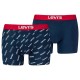 боксерки,мъжко,бельо,levi´s,®,logo,organic,co,boxers,2,units,multicolor,(blue,white,red)