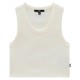 тениска,дамски,топове,vans,drew,rib,sleeveless,t,shirt,marshmallow,(beige)