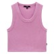 тениска,дамски,топове,vans,drew,rib,sleeveless,t,shirt,pink,(smoky,grape)