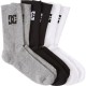 чорапи,мъжки,чорапи,dc,shoes,adyaa03190,crew,socks,5,units,multicolor,(assorted)