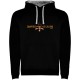 суичър,мъжки,пуловери,kruskis,campfire,is,calling,two,colour,hoodie,black,grey,(black)