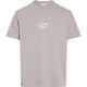 тениска,мъжки,тениски,calvin,klein,optic,line,logo,short,sleeve,t,shirt,beige