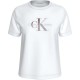 тениска,дамски,тениски,calvin,klein,jeans,diffused,monologo,short,sleeve,t,shirt,white