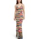 рокля,дамски,поли,и,рокли,scotch,&,soda,intarsia,long,sleeve,dress,multicolor