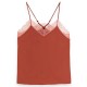 тениска,дамски,тениски,scotch,&,soda,satin,with,lace,detial,sleeveless,t,shirt,orange