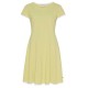 рокля,дамски,поли,и,рокли,sea,ranch,dot,short,sleeve,long,dress,yellow,(pineapple)