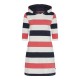 рокля,дамски,поли,и,рокли,sea,ranch,ronja,3,4,sleeve,midi,dress,calypso,coral,pearl,dark,navy,(multicolor)