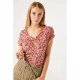тениска,дамски,тениски,garcia,o40005,short,sleeve,v,neck,t,shirt,pink,(lush,pink)