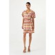 рокля,дамски,поли,и,рокли,garcia,r40285,short,sleeve,short,dress,orange,(papaya,punch)