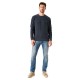 блуза,мъжки,пуловери,garcia,z1165,round,neck,sweater,grey