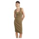 рокля,дамски,поли,и,рокли,g,star,bodycon,ribbed,sleeveless,dress,brown
