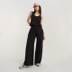 гащеризон,дамски,гащеризони,g,star,spaghetti,strap,loose,fit,jumpsuit,black