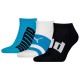 чорапи,мъжки,чорапи,puma,big,logo,sneaker,socks,3,units,aqua,combo,(multicolor)