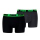 боксерки,мъжко,бельо,puma,everyday,basic,boxers,2,units,black,green,pop,(multicolor)