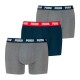 боксерки,мъжко,бельо,puma,everyday,boxers,3,units,grey,navy,red,combo,(multicolor)