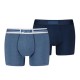 боксерки,мъжко,бельо,puma,everyday,placed,logo,boxers,2,units,denim,(multicolor)