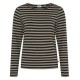 тениска,дамски,тениски,redgreen,fie,long,sleeve,t,shirt,brown,(dark,sand,stripe)