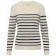 тениска,дамски,тениски,redgreen,kirsty,long,sleeve,t,shirt,off,white,stripe,(beige)