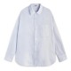 риза,с,дълъг,ръкав,дамски,блузи,дамски,ризи,ecoalf,daria,long,sleeve,shirt,light,blue,(white)