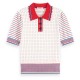 дамски,блузи,с,яка,scotch,&,soda,jacquard,short,sleeve,polo,white