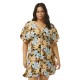 рокля,дамски,поли,и,рокли,rip,curl,follow,the,sun,short,sleeve,short,dress,multicolor