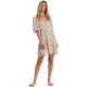 рокля,дамски,поли,и,рокли,billabong,take,a,chance,short,sleeve,short,dress,yellow