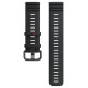 електро,polar,22,mm,silicone,strap,black,(black,grey)