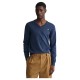 блуза,мъжки,пуловери,gant,classic,cotton,v,neck,sweater,blue