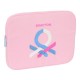 всички,чанти,safta,15.6´´,benetton,laptop,sleeve,pink