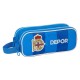 канцеларски,принадлежности,safta,double,real,deportivo,de,la,coruña,pencil,case,blue,(multicolor)