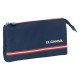 канцеларски,принадлежности,safta,triple,el,ganso,classic,pencil,case,blue,(multicolor)