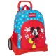 раница,раници,safta,mickey,mouse,with,trolley,evolution,fantastic,wheeled,backpack,multicolor,(red)