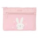 канцеларски,принадлежности,safta,with,two,big,cremalleras,easy,to,clean,preschool,bunny,pencil,case,pink,(multicolor)
