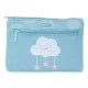 канцеларски,принадлежности,safta,with,two,big,cremalleras,easy,to,clean,preschool,cloud,pencil,case,blue,(multicolor)