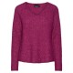 блуза,дамски,пуловери,дамски,плетени,дрехи,pieces,ellen,v,neck,sweater,pink,(festival,fuchsia)
