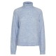 блуза,дамски,пуловери,дамски,плетени,дрехи,pieces,juliana,high,neck,sweater,blue,(hydrangea)