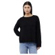 блуза,дамски,пуловери,дамски,плетени,дрехи,pieces,sia,sweater,black,(black)