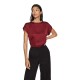 дамски,блузи,дамски,ризи,vila,ellette,short,sleeve,blouse,cabernet,(red)