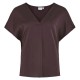 дамски,блузи,дамски,ризи,vila,ellette,v,short,sleeve,blouse,brown,(plum,perfect)