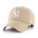 шапка,всички,шапки,47,mlb,new,york,yankees,raised,basic,mvp,cap,black,(beige)